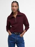 Barbour Lavensdale Oversized Wool Blend Half-Zip Jumper