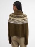 Barbour Lorrie Fair Isle Roll Neck Knitted Jumper
