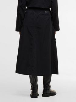 Barbour Imelda Utility Midi Skirt, Black - view 2, Black