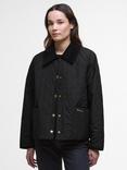 Barbour Anise Quilted Jacket, Black/Classic Tartan