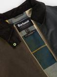 Barbour Arlene Waxed Jacket, Beech/Ancient Tartan