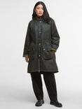 Barbour Marcy Waxed Cotton Blend Parka Jacket