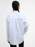 Barbour Freya Bow Cuff Long Sleeve Shirt, White
