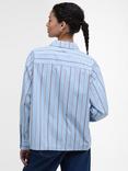Barbour Saffron Striped Cotton Shirt, Blue/Brown