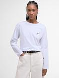 Barbour Lavensdale Logo Jersey Top, White