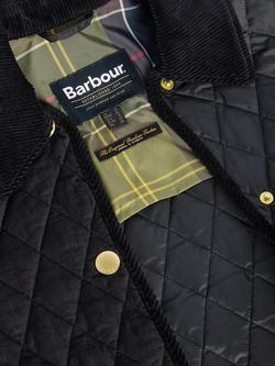 Barbour Meryl Patchwork Quilted Jacket - view 2, Black/Classic