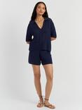 Chinti & Parker Cotton Crochet Shorts