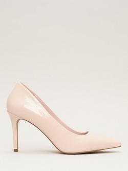Phase Eight Patent Leather Court Shoe, Neutral