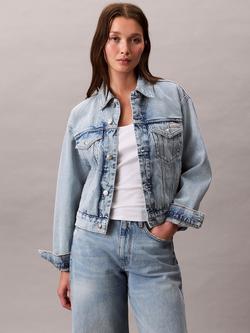 Calvin Klein Lafayette Trucker Denim Jacket, Blue, Blue