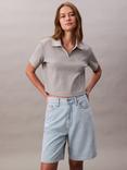 Calvin Klein Relaxed  Mixed Blend Bermuda Denim Shorts