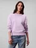 Calvin Klein Monologo French Terry Cotton Sweatshirt