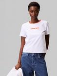 Calvin Klein Retro Logo Graphic Cotton T-shirt