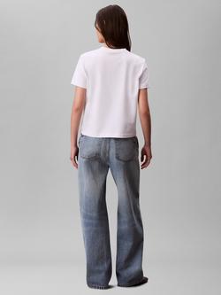 Calvin Klein Archive Logo Cotton T-Shirt, Brilliant White - view 2, Brilliant White