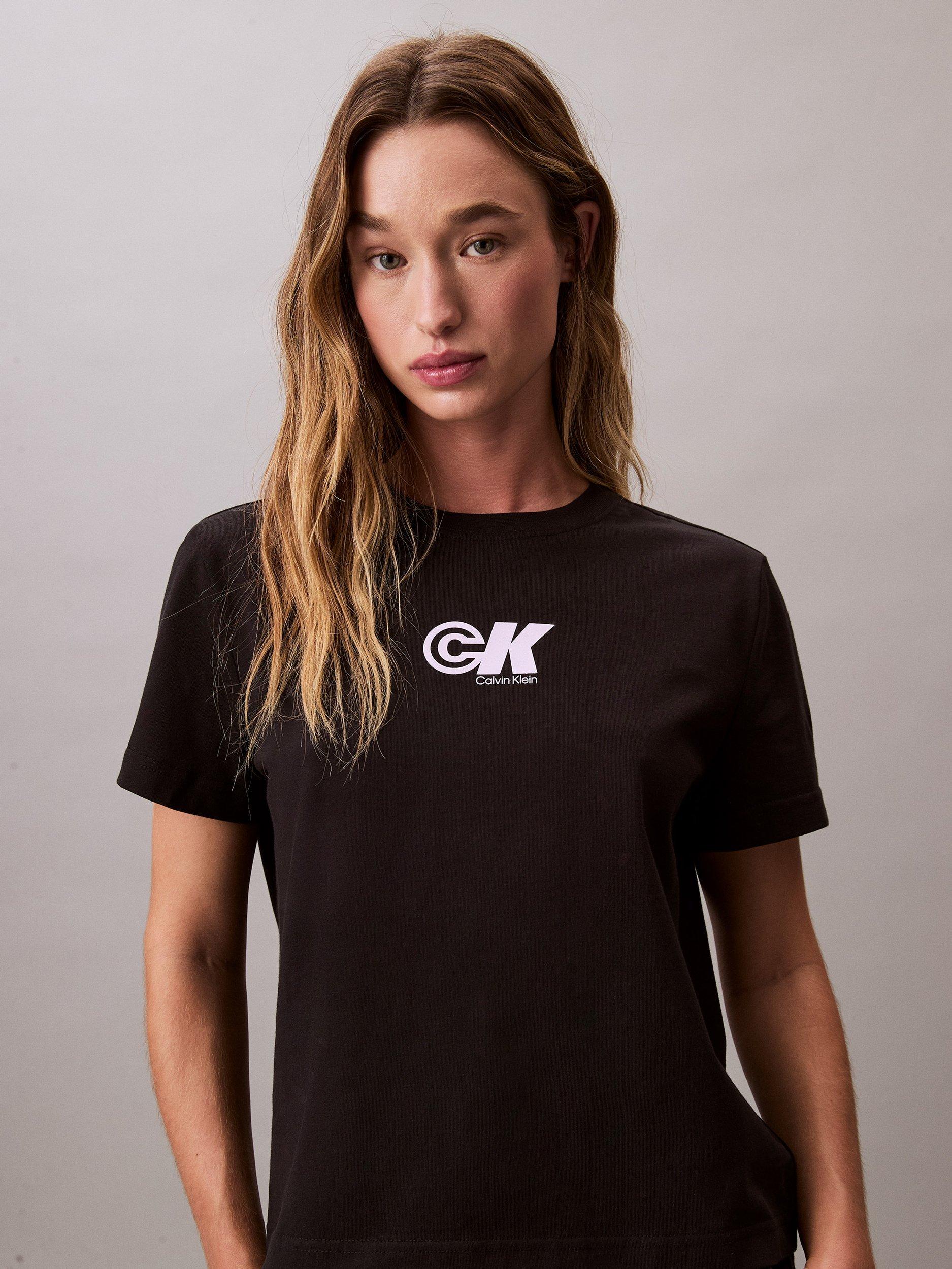 Product image 5 of 5, which shows Calvin Klein Archive Logo T-Shirt, Black, L