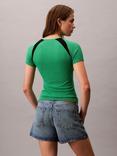 Calvin Klein Logo Sculpt Top, Blossom Green