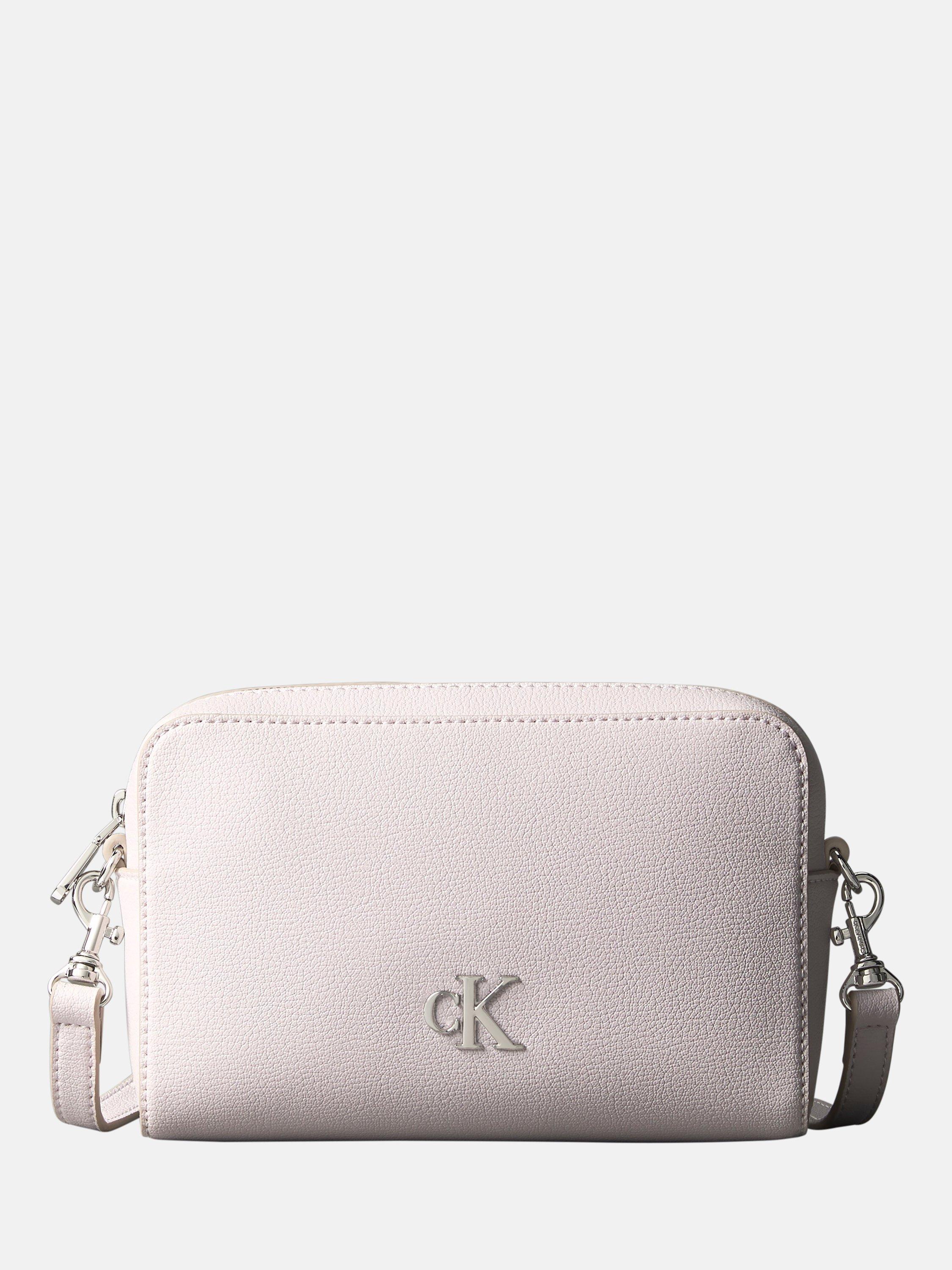 Product image 1 of 2, which shows Calvin Klein Monogram Cross Body Camera Bag, Orchid Ice, One Size