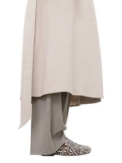 Flattered Ellis Leather Hair Loafers, Off White/Brown - view 2, Off White/Brown