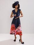 Phase Eight Rakhi Floral Cap Sleeve Midi Dress