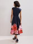 Phase Eight Rakhi Floral Cap Sleeve Midi Dress