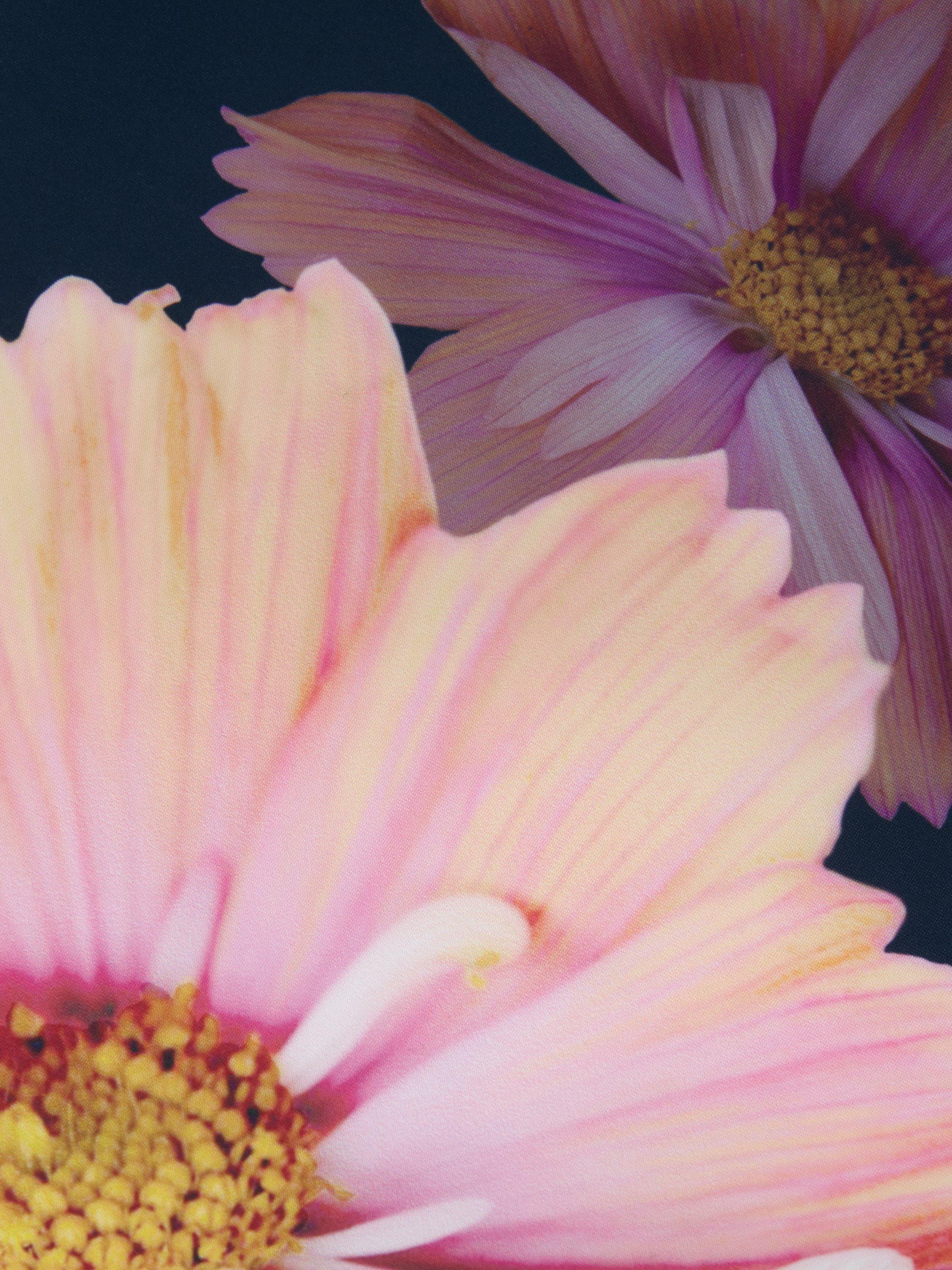 Product image 6 of 8, which shows Phase Eight Rakhi Floral Cap Sleeve Midi Dress, Navy, 26