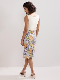 Phase Eight Alessandra Floral Knee Length Pencil Skirt - view 2, Multi