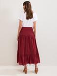 Phase Eight Kyla Maxi Skirt, Burgundy