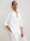 Phase Eight Arla Linen Collar Shirt