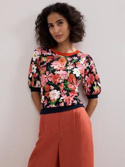 Phase Eight Mel Floral Knit Top, Multi
