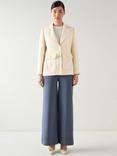 L.K.Bennett Julia Tweed Jacket, Camel/Cream