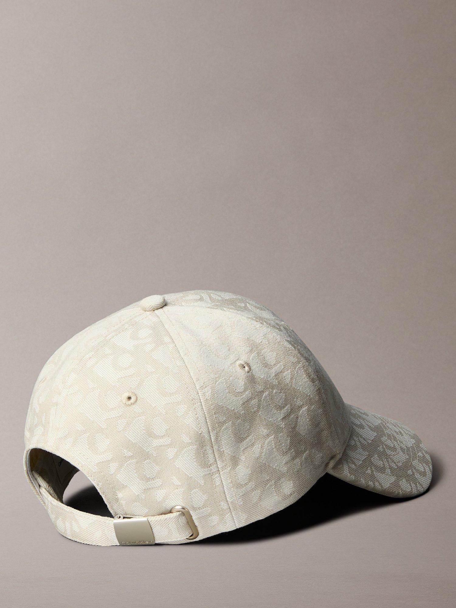 Product image 2 of 3, which shows Calvin Klein Logo Baseball Cap, White, One Size