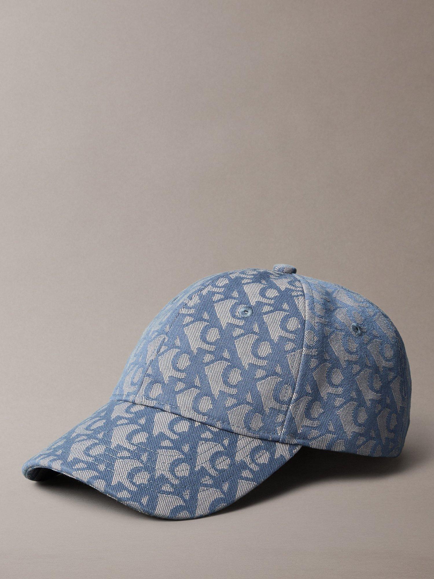 Product image 1 of 3, which shows Calvin Klein Logo Baseball Cap, Blue, One Size
