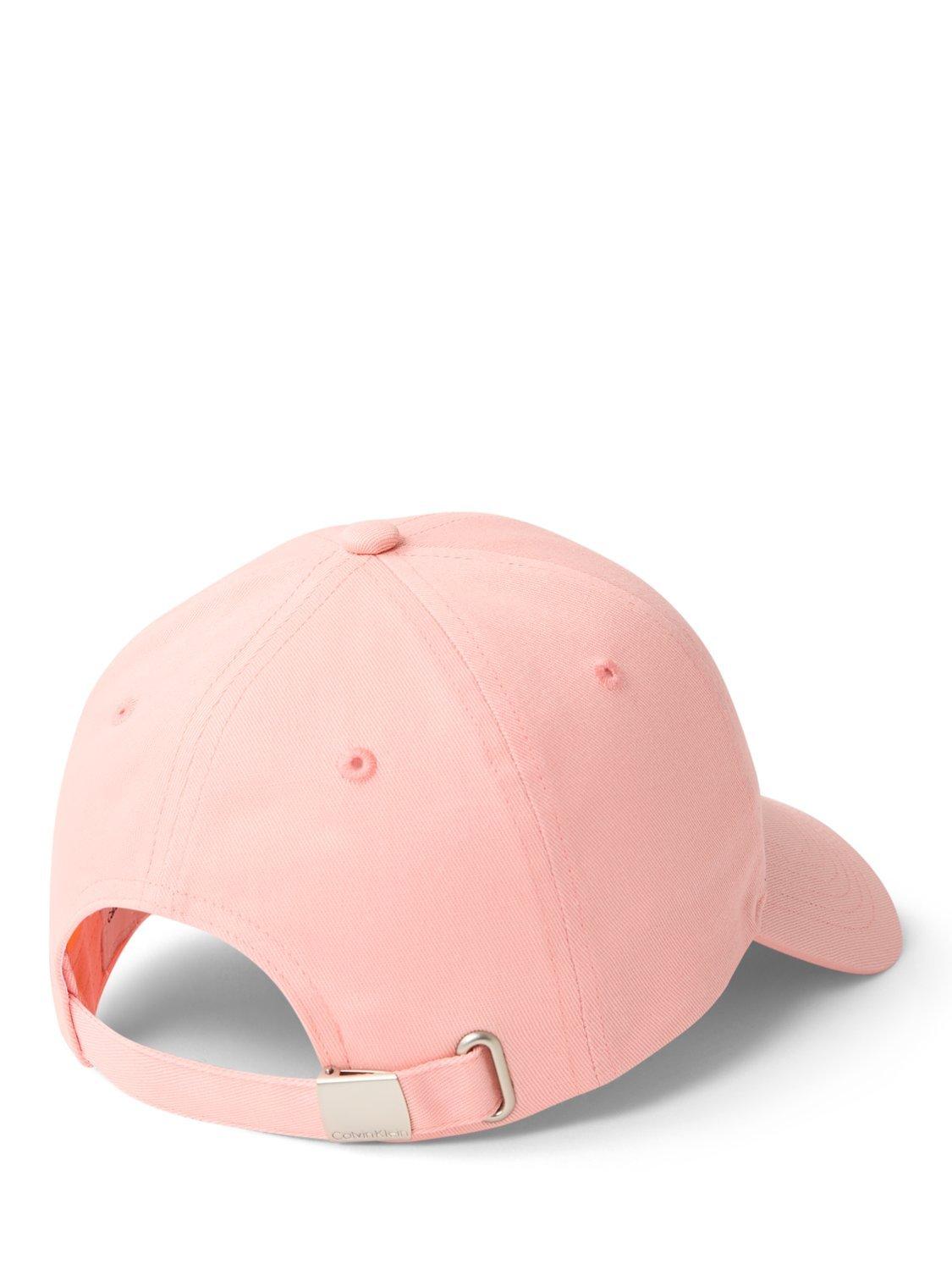 Product image 2 of 2, which shows Calvin Klein Graphic Cotton Baseball Cap, Powder Orange, One Size