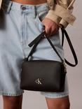 Calvin Klein Monogram Cross Body Camera Bag