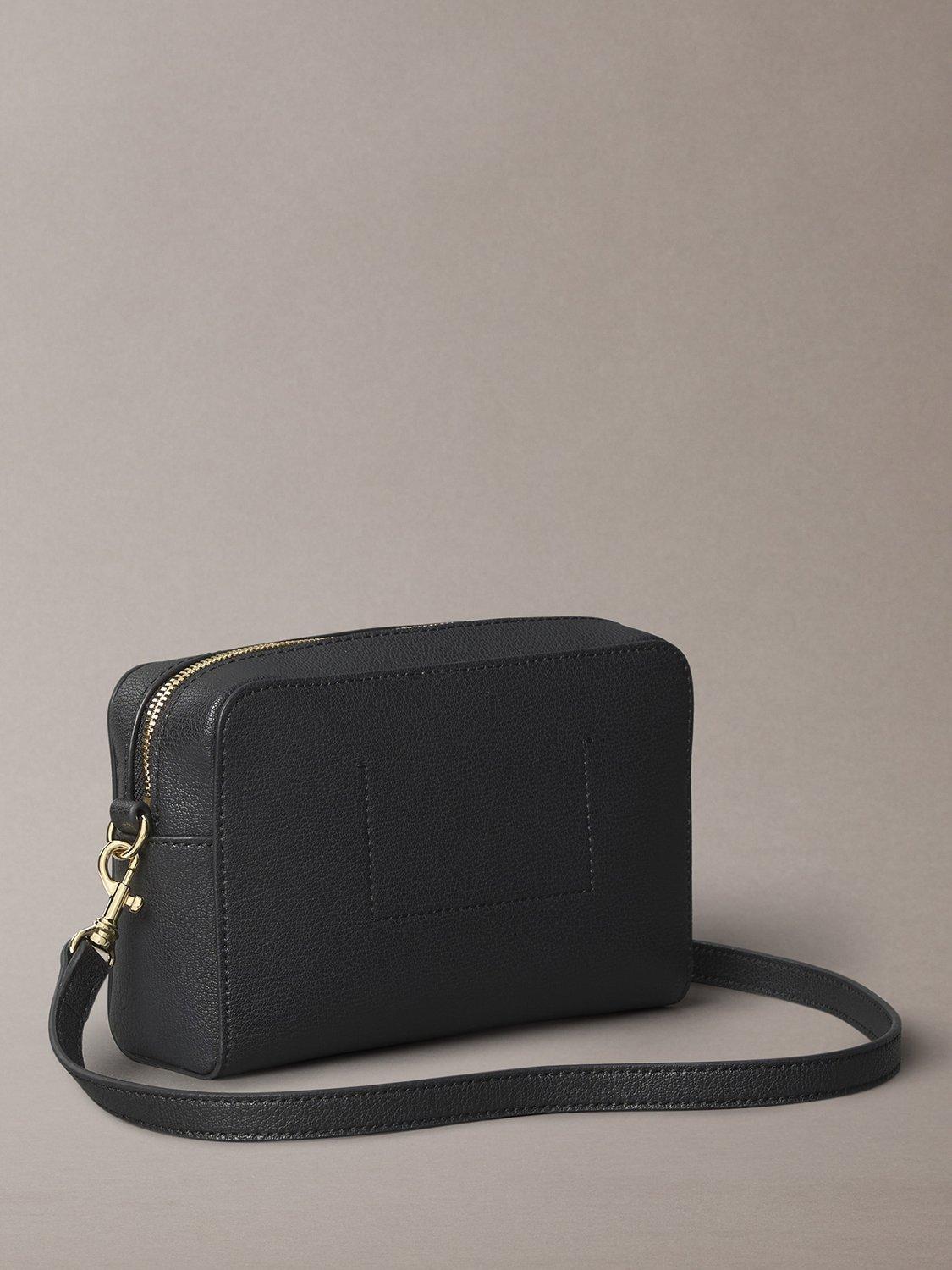 Product image 3 of 4, which shows Calvin Klein Monogram Cross Body Camera Bag, Black, One Size