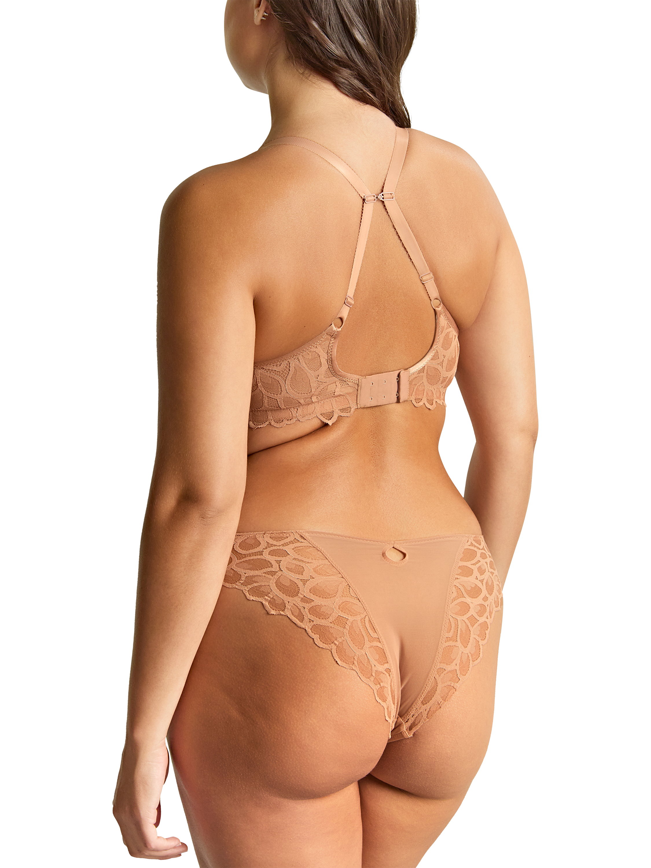 Product image 3 of 6, which shows Panache Allure Spacer Bra, Honey, 28DD