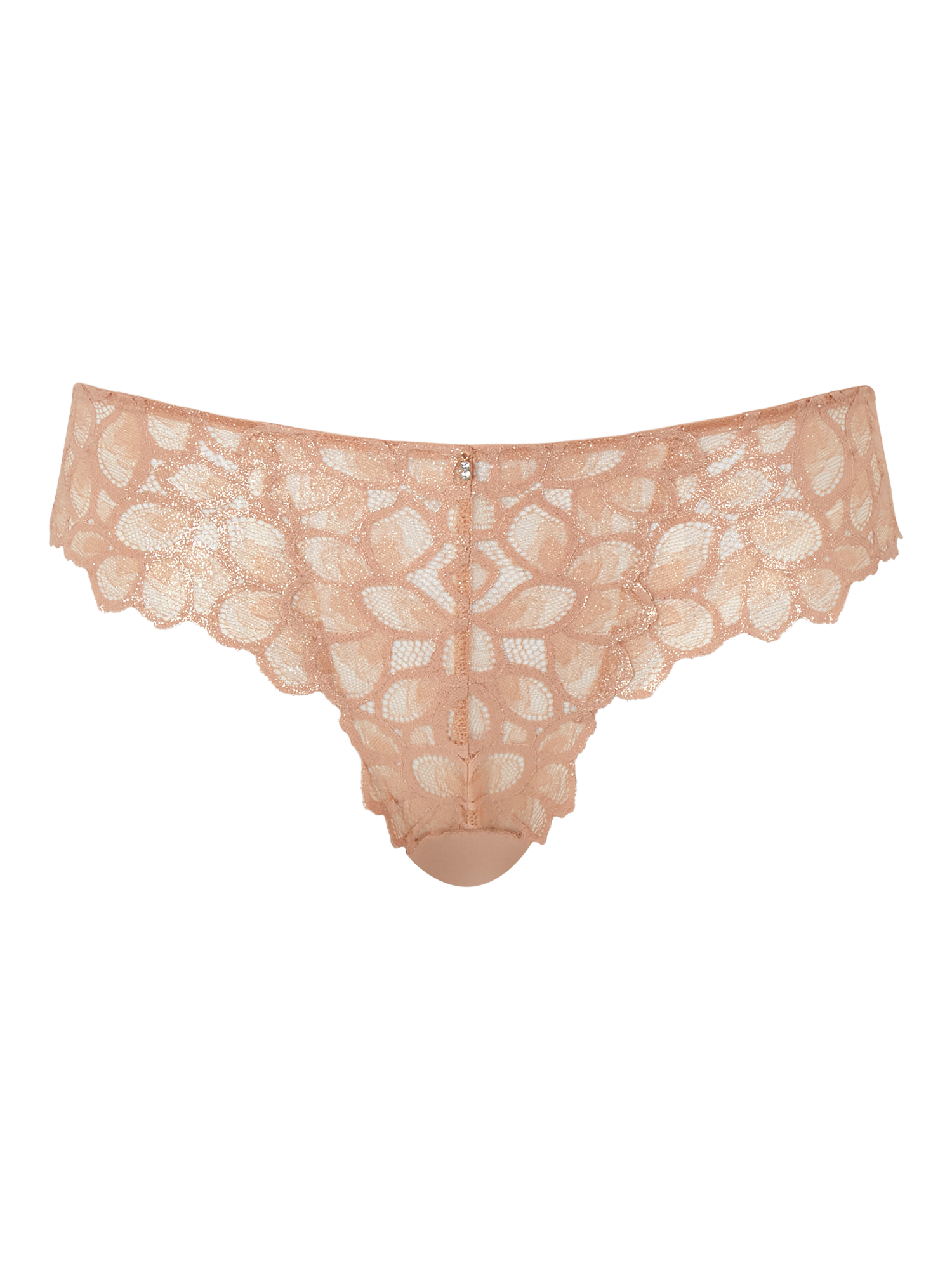 Product image 4 of 4, which shows Panache Allure Brazilian Knickers, Champagne Gold, 10