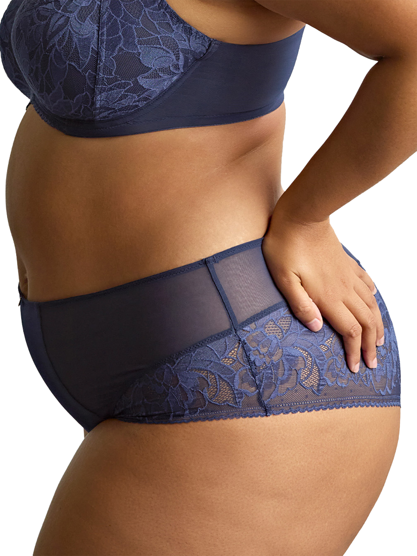 Product image 5 of 6, which shows Panache Dream Deep Sculptresse Lace Briefs, Navy, 12