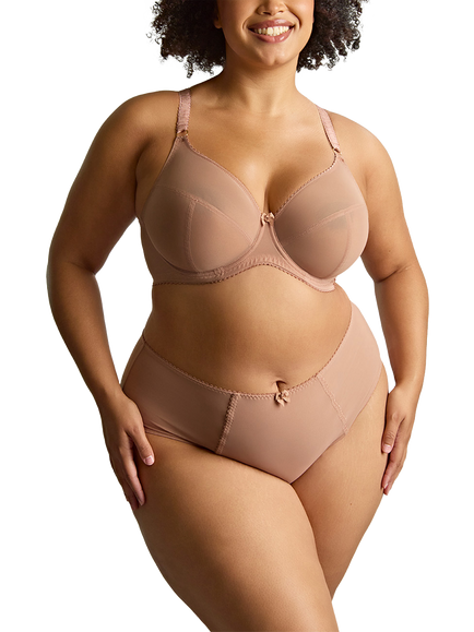 Sculptresse Liberty Lace Deep Briefs, Mocha, Mocha
