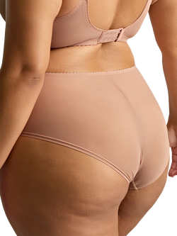 Sculptresse Liberty Lace Deep Briefs, Mocha - view 2, Mocha