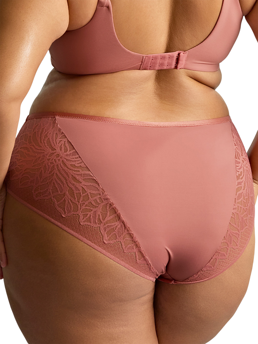 Product image 2 of 5, which shows Sculptresse Sophia High Waist Deep Briefs, Sienna Rose, 12