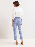 Phase Eight Carmella Spot Stripe Trousers, Blue