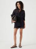 HUSH Broderie Cotton Shirt