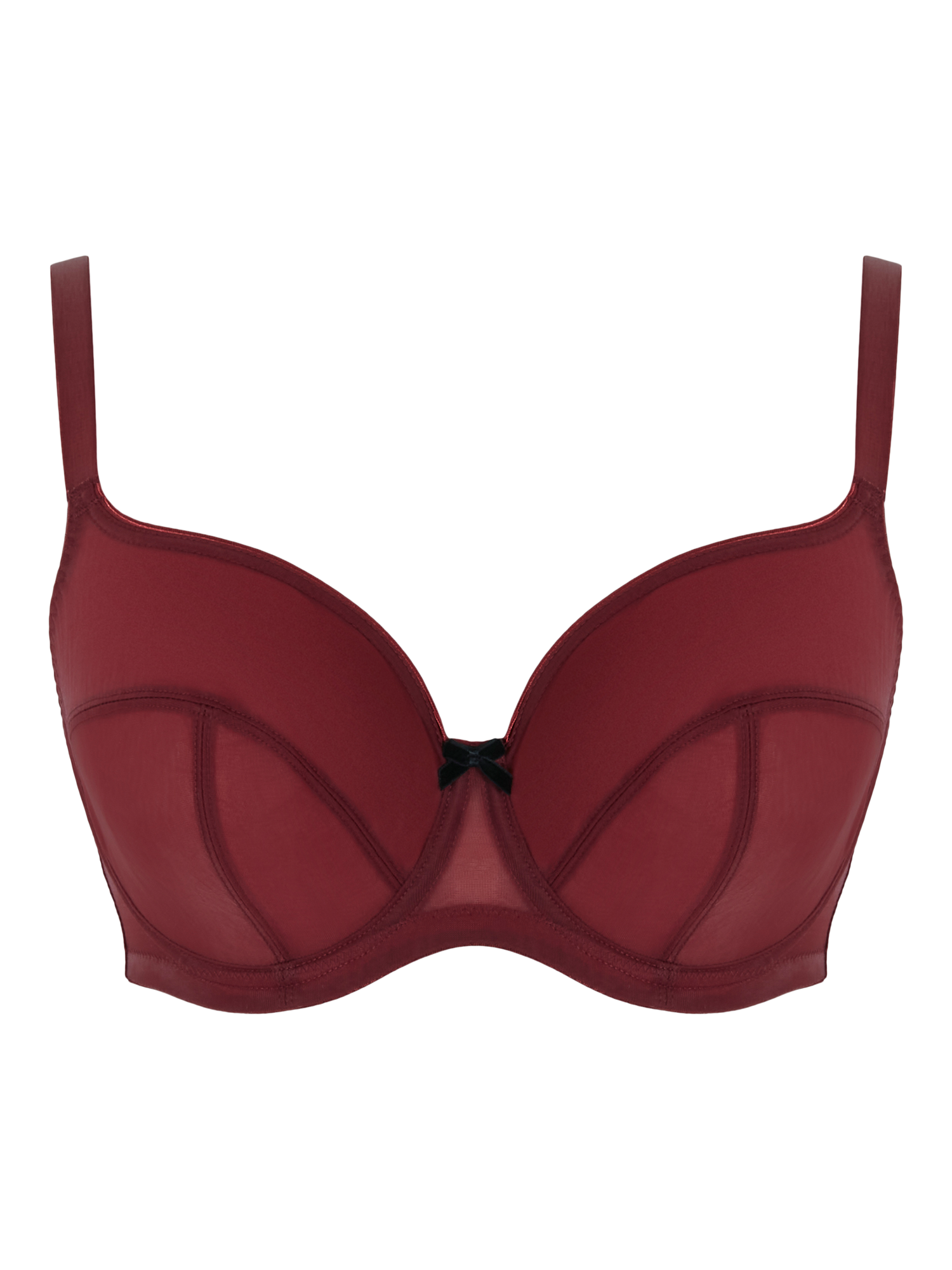 Product image 3 of 4, which shows Panache Tango Essence Balcony Bra, Cherry Red, 28FF