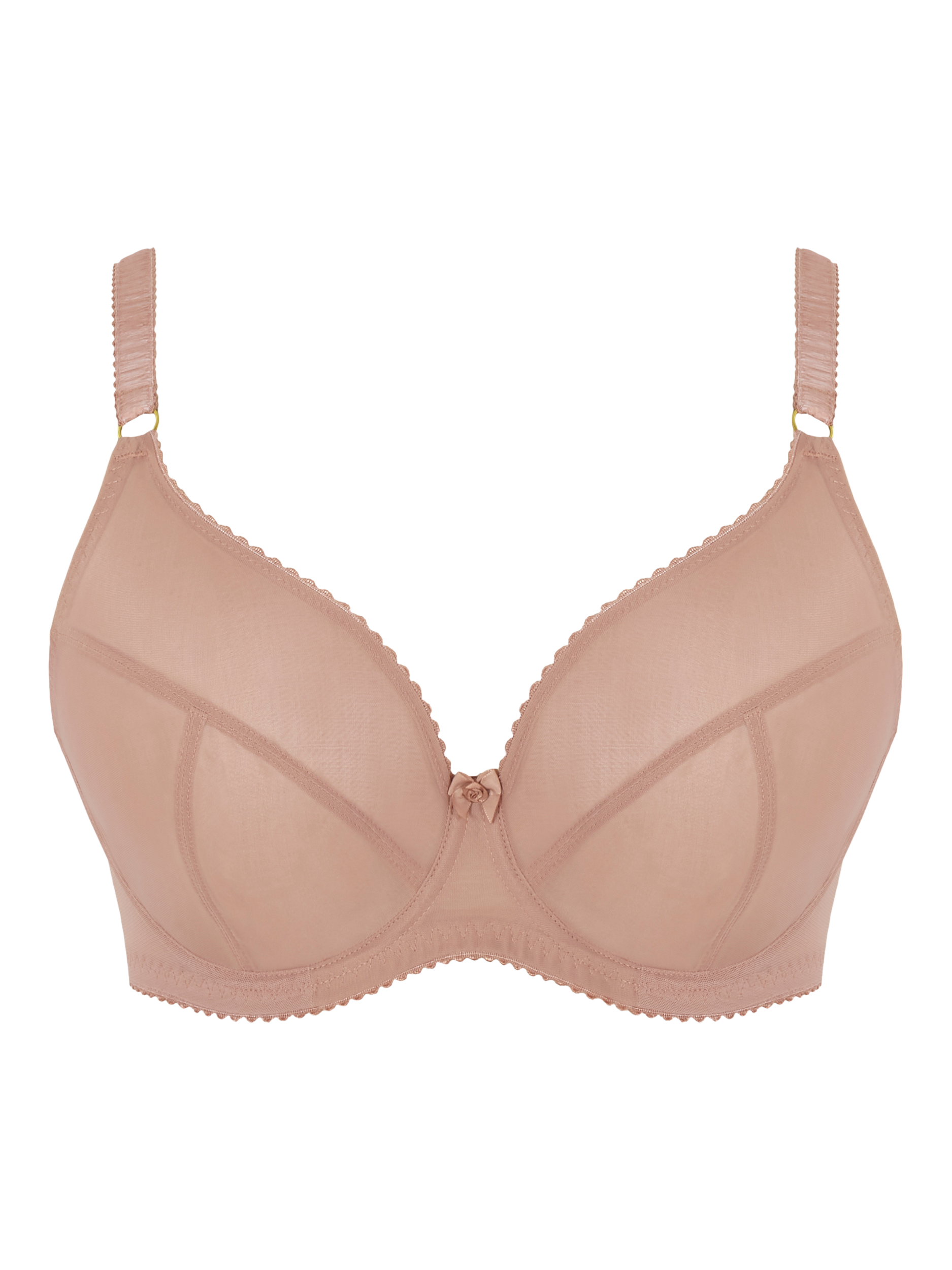 Product image 4 of 6, which shows Sculptresse Liberty Plunge Bra, Mocha, 34E