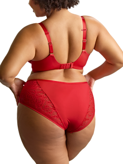 Sculptresse Sophia Plunge Bra, Red - view 2, Red