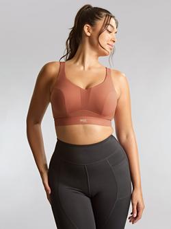 Panache Endurance Wired Non Padded Sports Bra, Black, Sienna Rose
