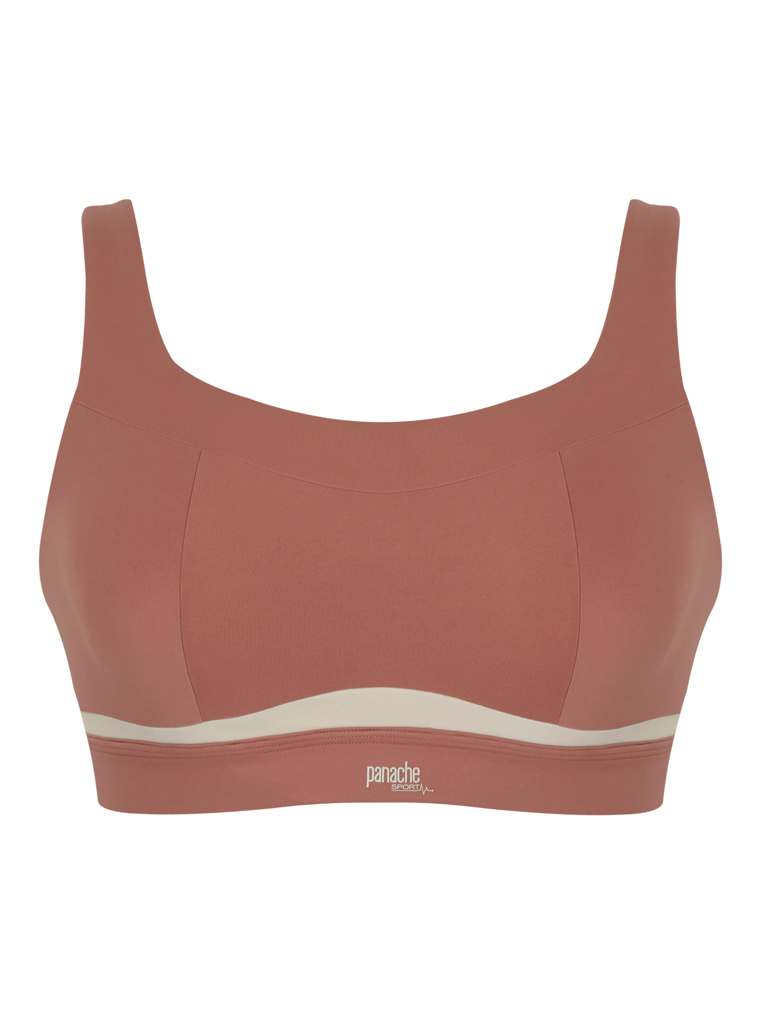 Product image 5 of 6, which shows Panache Freedom Sports Bra, Dark Pink, 28DD