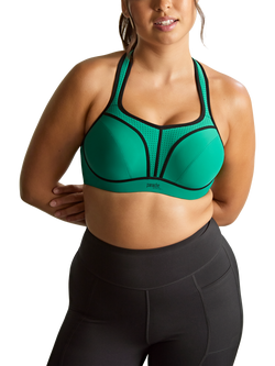 Panache Sport Power Wired Adjustable Sports Bra, Green