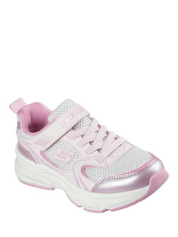 Skechers Kids' Retro Graph Trainers, Pink - view 2, Pink