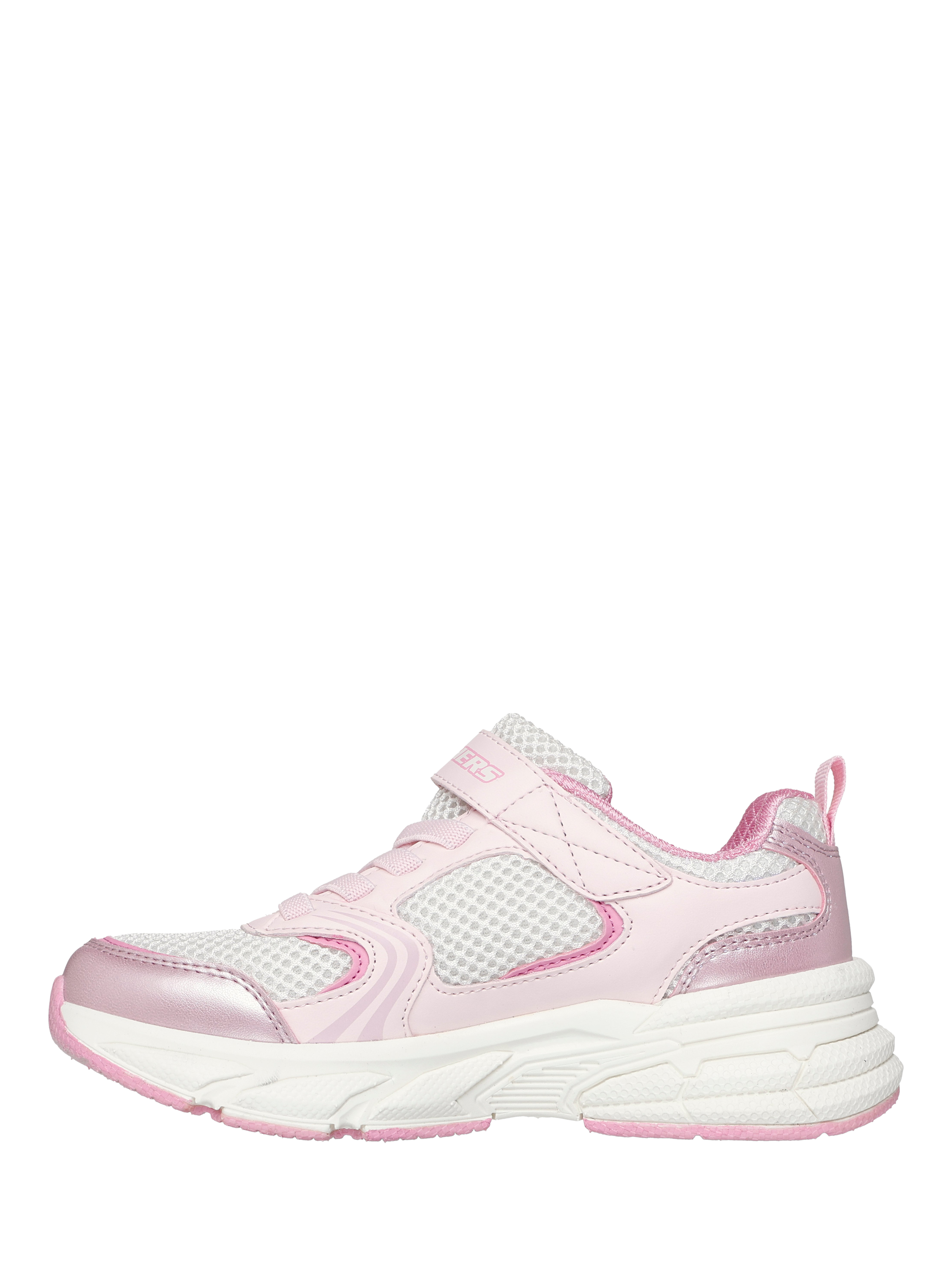 Product image 3 of 5, which shows Skechers Kids' Retro Graph Trainers, Pink, EU27